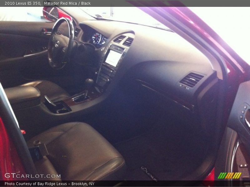Matador Red Mica / Black 2010 Lexus ES 350