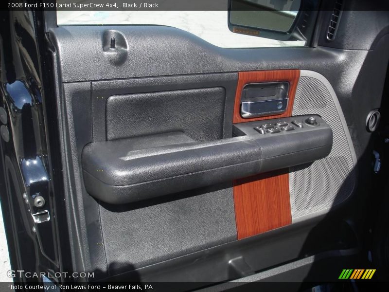 Black / Black 2008 Ford F150 Lariat SuperCrew 4x4
