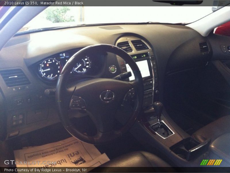 Matador Red Mica / Black 2010 Lexus ES 350