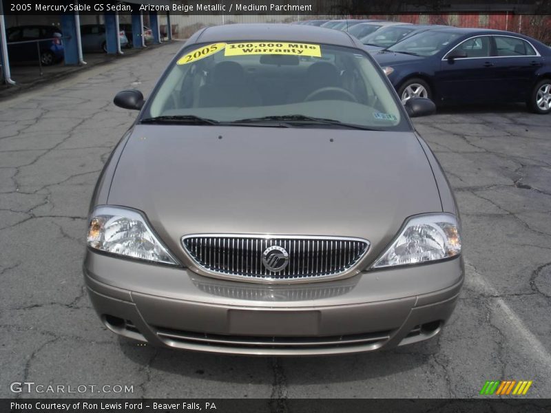 Arizona Beige Metallic / Medium Parchment 2005 Mercury Sable GS Sedan