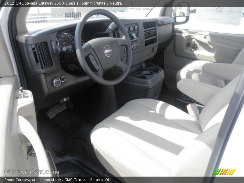  2012 Savana Cutaway 3500 Chassis Neutral Interior