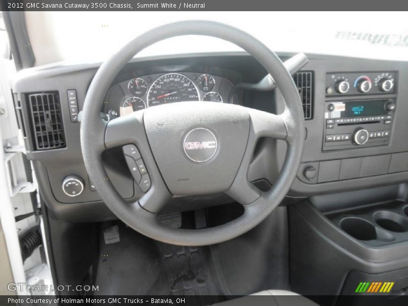 Summit White / Neutral 2012 GMC Savana Cutaway 3500 Chassis