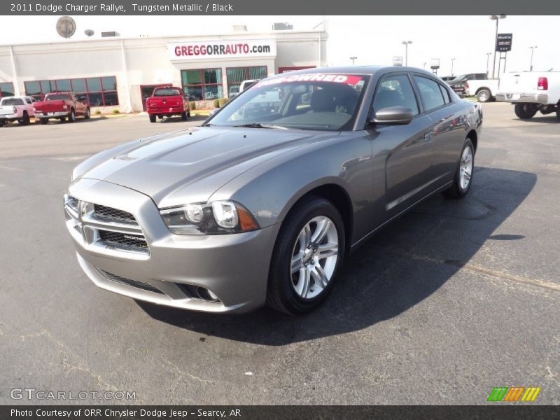 Tungsten Metallic / Black 2011 Dodge Charger Rallye