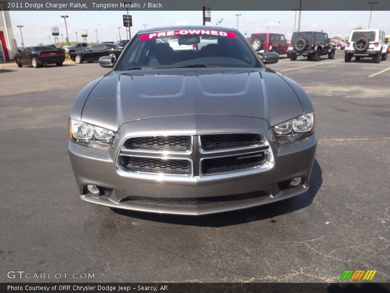 Tungsten Metallic / Black 2011 Dodge Charger Rallye