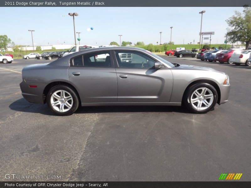 Tungsten Metallic / Black 2011 Dodge Charger Rallye