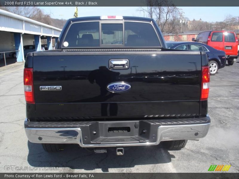 Black / Black 2008 Ford F150 Lariat SuperCrew 4x4