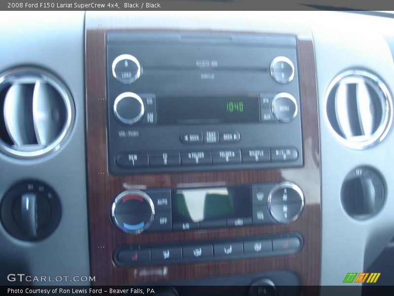 Black / Black 2008 Ford F150 Lariat SuperCrew 4x4