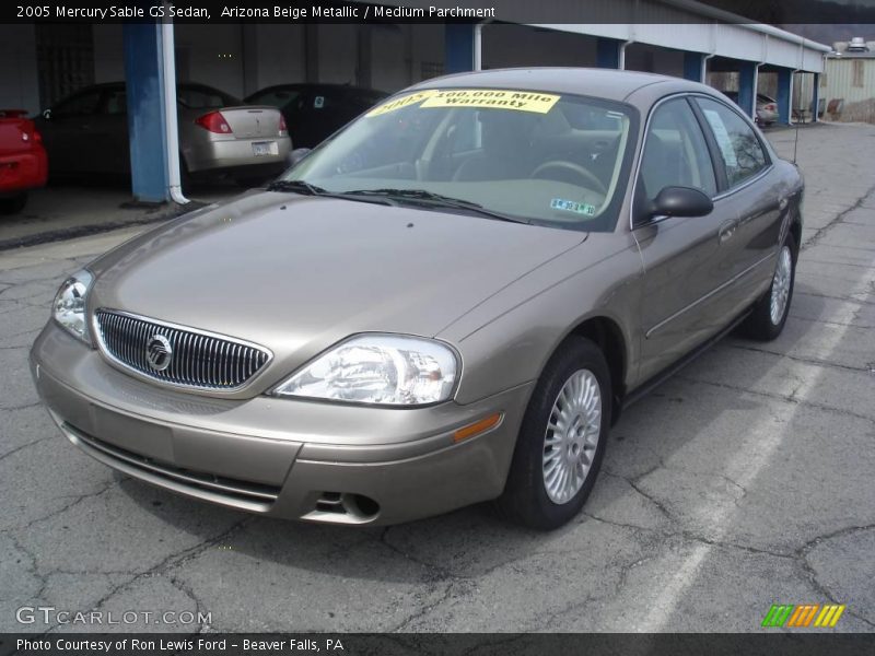 Arizona Beige Metallic / Medium Parchment 2005 Mercury Sable GS Sedan