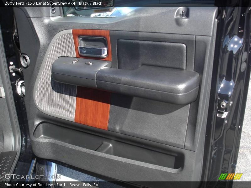 Black / Black 2008 Ford F150 Lariat SuperCrew 4x4