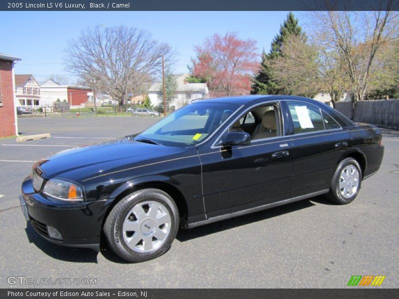 Black / Camel 2005 Lincoln LS V6 Luxury