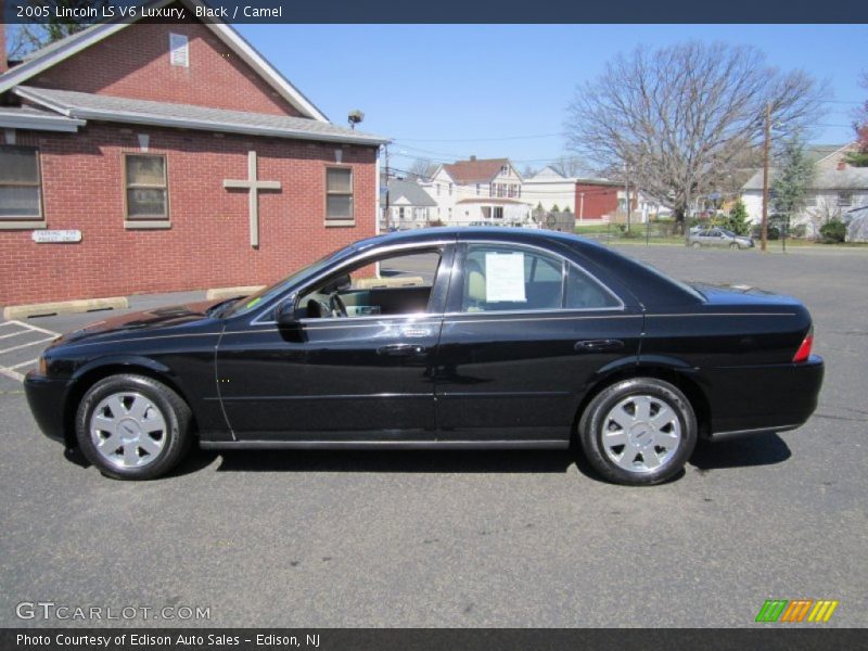 Black / Camel 2005 Lincoln LS V6 Luxury