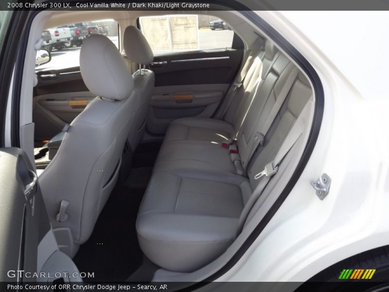 Cool Vanilla White / Dark Khaki/Light Graystone 2008 Chrysler 300 LX