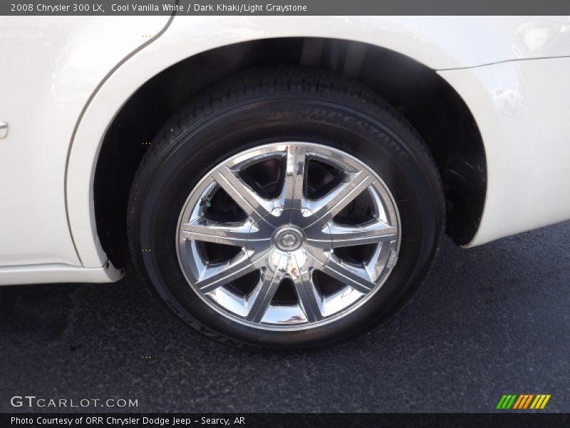 Cool Vanilla White / Dark Khaki/Light Graystone 2008 Chrysler 300 LX