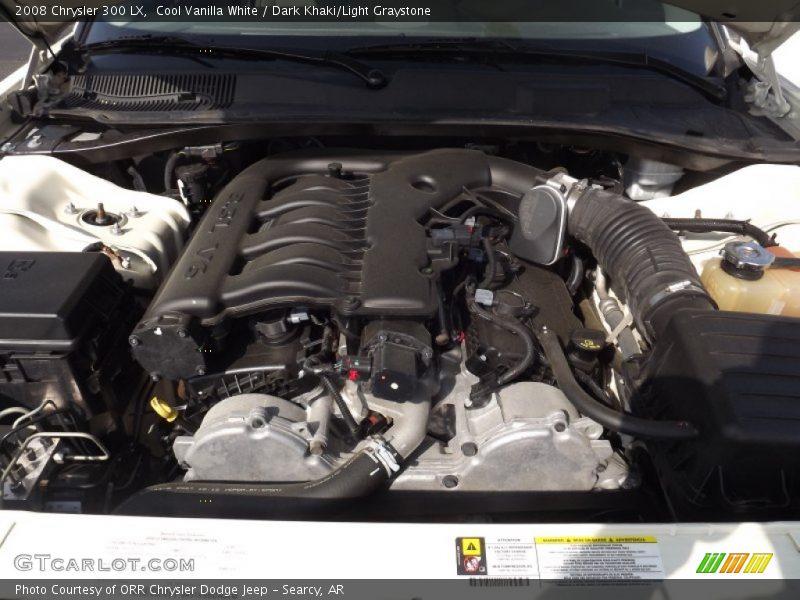 Cool Vanilla White / Dark Khaki/Light Graystone 2008 Chrysler 300 LX
