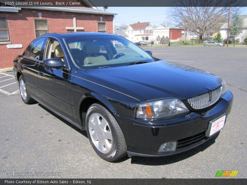 Black / Camel 2005 Lincoln LS V6 Luxury
