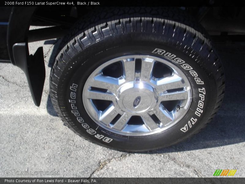 Black / Black 2008 Ford F150 Lariat SuperCrew 4x4