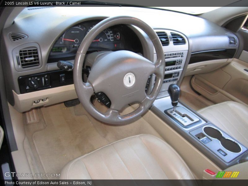 Black / Camel 2005 Lincoln LS V6 Luxury