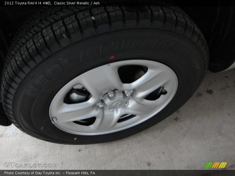 Classic Silver Metallic / Ash 2012 Toyota RAV4 I4 4WD