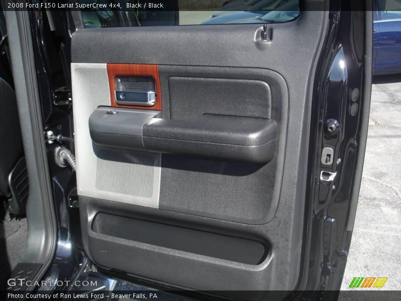 Black / Black 2008 Ford F150 Lariat SuperCrew 4x4