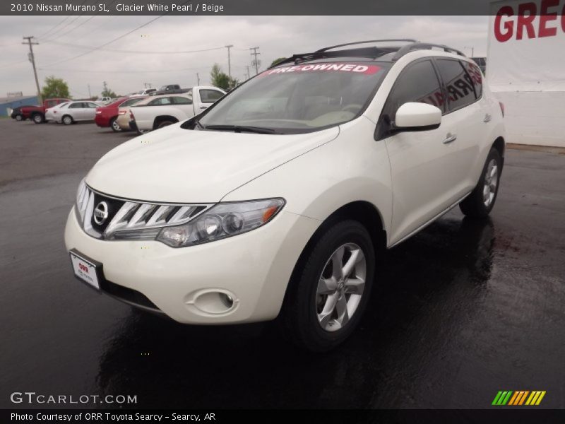 Glacier White Pearl / Beige 2010 Nissan Murano SL