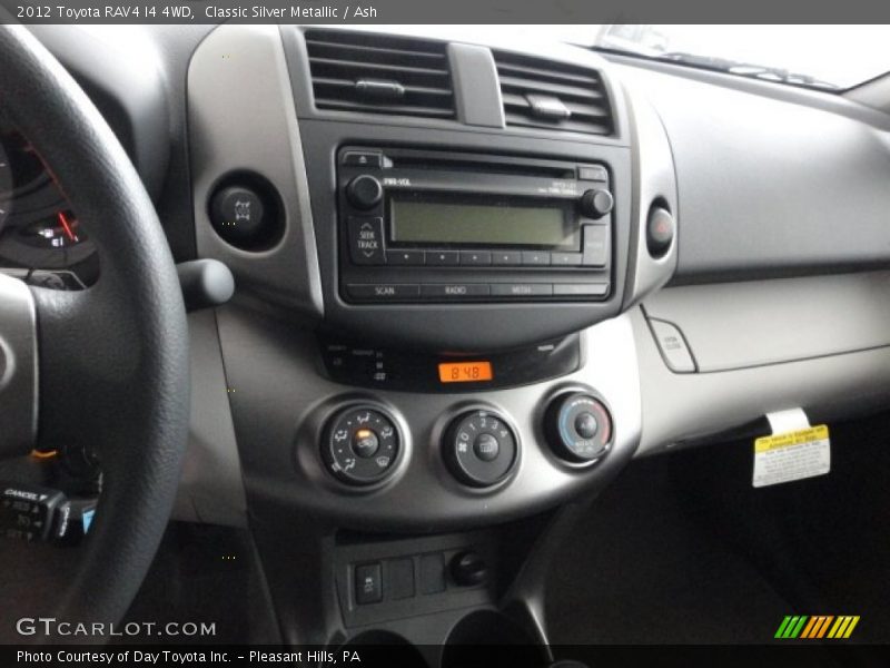 Controls of 2012 RAV4 I4 4WD