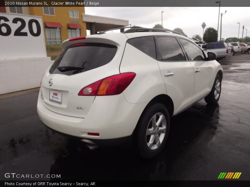 Glacier White Pearl / Beige 2010 Nissan Murano SL