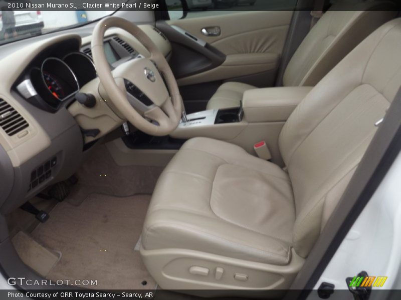 Glacier White Pearl / Beige 2010 Nissan Murano SL