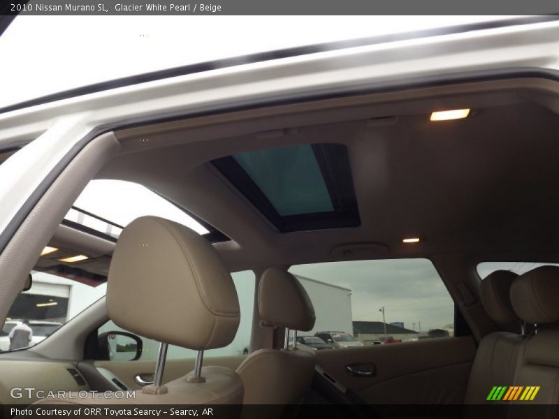 Glacier White Pearl / Beige 2010 Nissan Murano SL