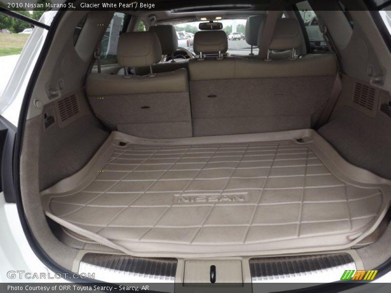 Glacier White Pearl / Beige 2010 Nissan Murano SL
