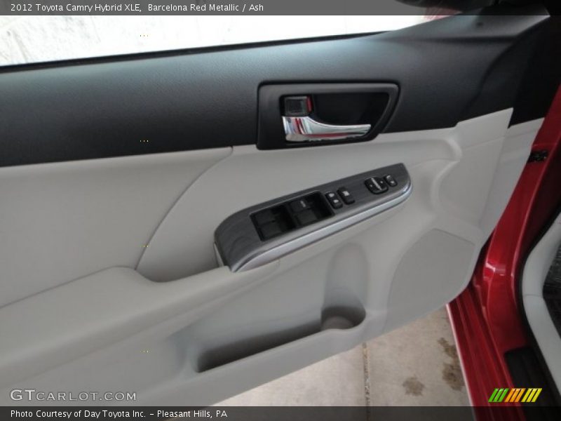 Barcelona Red Metallic / Ash 2012 Toyota Camry Hybrid XLE