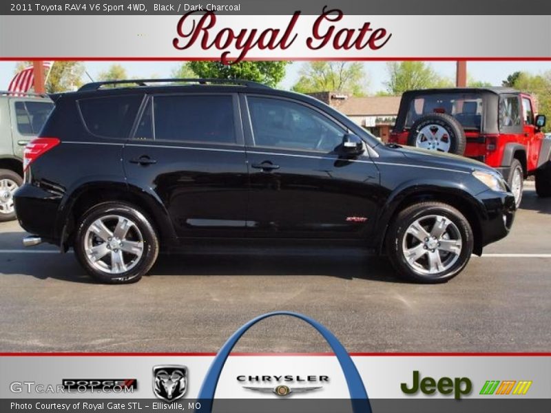 Black / Dark Charcoal 2011 Toyota RAV4 V6 Sport 4WD