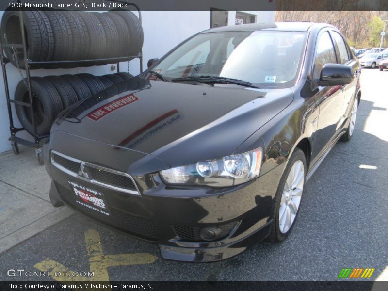 Black / Black 2008 Mitsubishi Lancer GTS