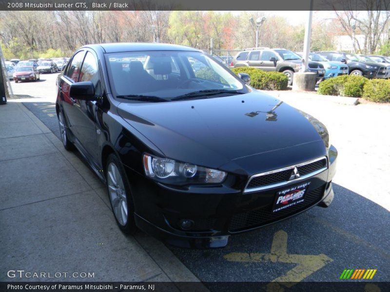 Black / Black 2008 Mitsubishi Lancer GTS