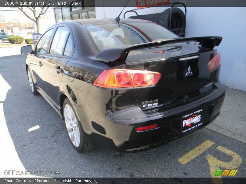 Black / Black 2008 Mitsubishi Lancer GTS