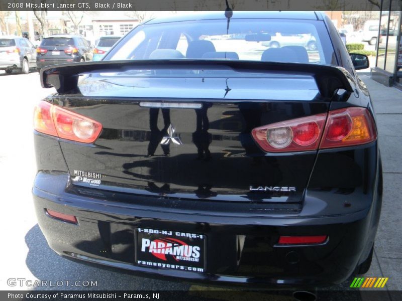 Black / Black 2008 Mitsubishi Lancer GTS