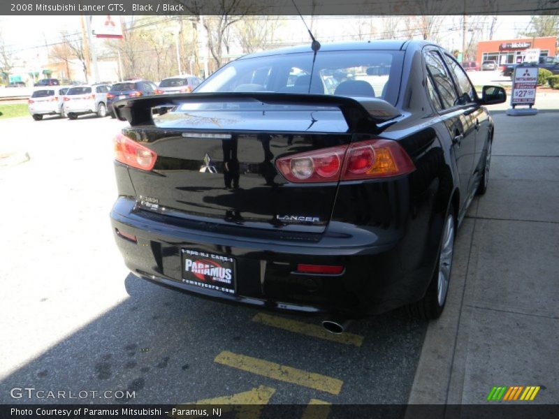 Black / Black 2008 Mitsubishi Lancer GTS