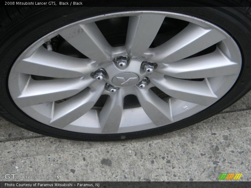 Black / Black 2008 Mitsubishi Lancer GTS