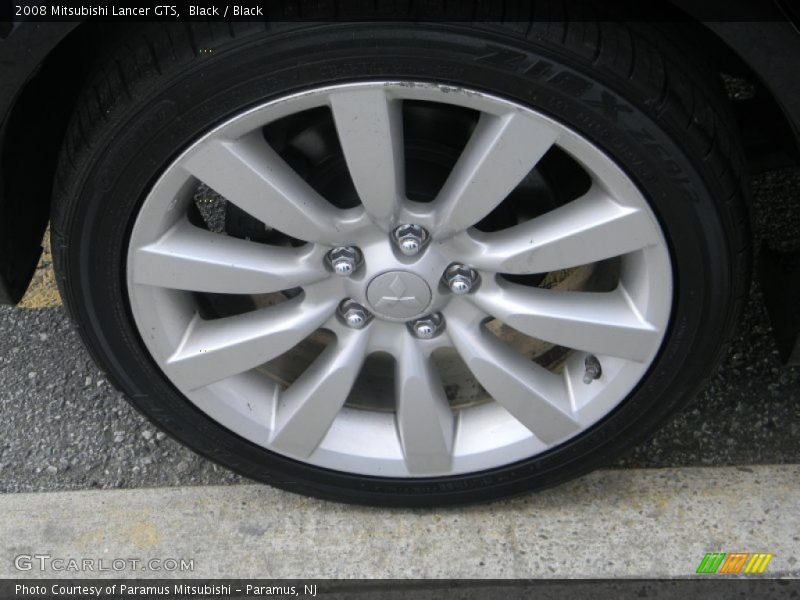Black / Black 2008 Mitsubishi Lancer GTS