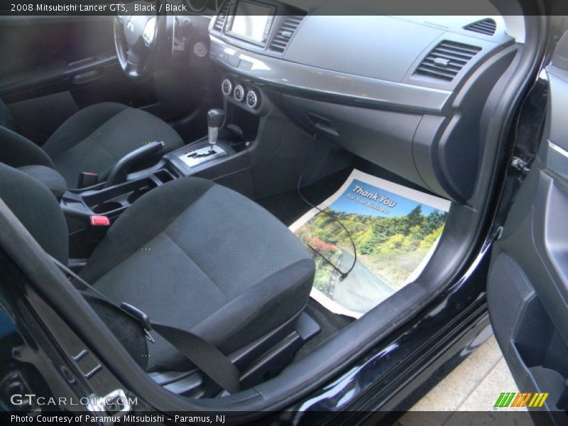Black / Black 2008 Mitsubishi Lancer GTS