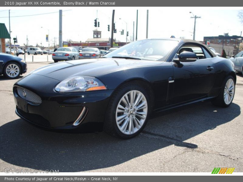 Ebony Black / Warm Charcoal 2010 Jaguar XK XK Convertible