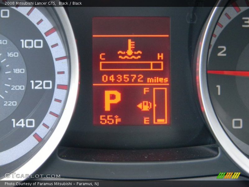 Black / Black 2008 Mitsubishi Lancer GTS