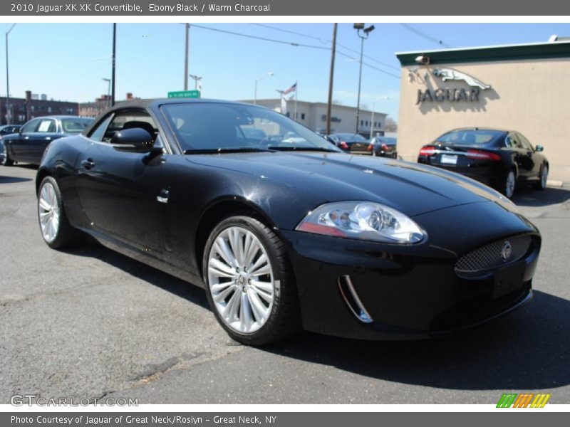 Ebony Black / Warm Charcoal 2010 Jaguar XK XK Convertible