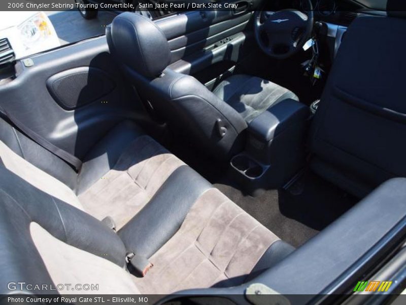 Satin Jade Pearl / Dark Slate Gray 2006 Chrysler Sebring Touring Convertible