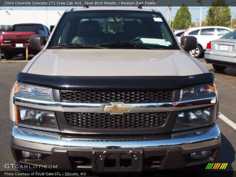 Silver Birch Metallic / Medium Dark Pewter 2004 Chevrolet Colorado Z71 Crew Cab 4x4