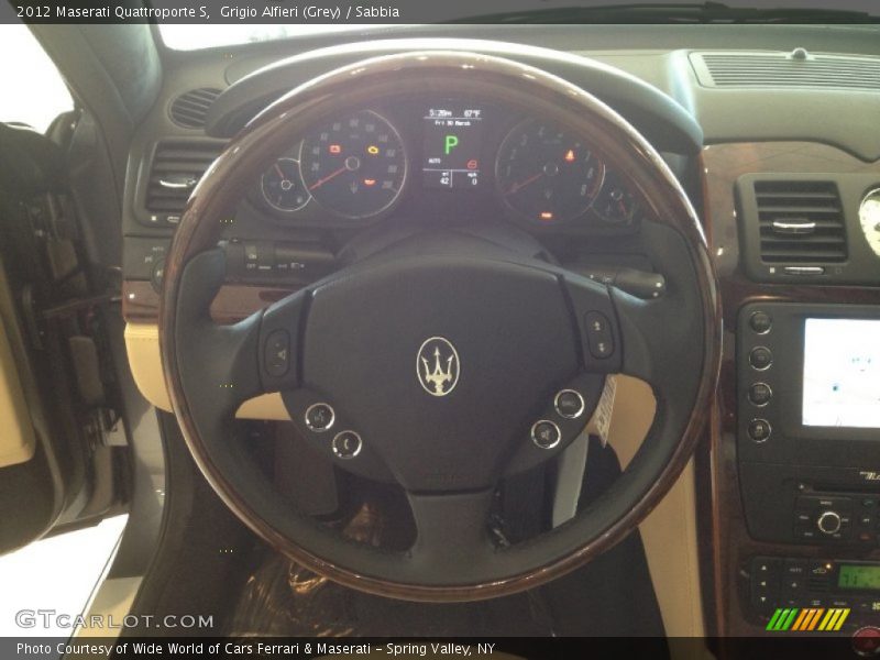 Grigio Alfieri (Grey) / Sabbia 2012 Maserati Quattroporte S