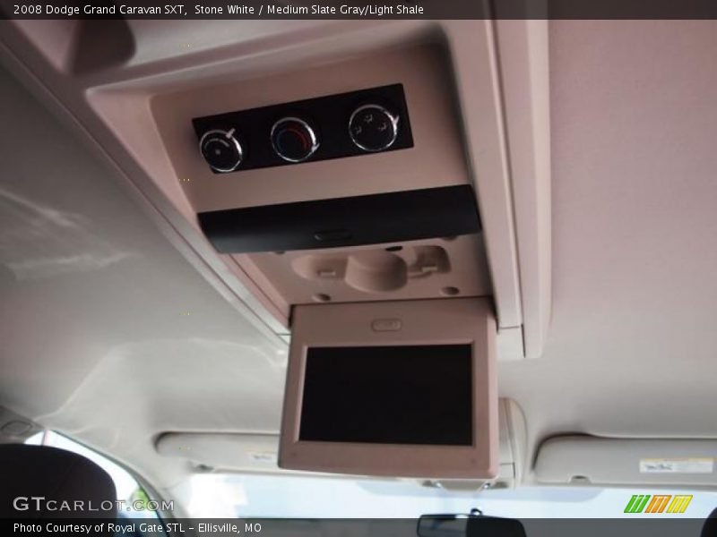 Stone White / Medium Slate Gray/Light Shale 2008 Dodge Grand Caravan SXT