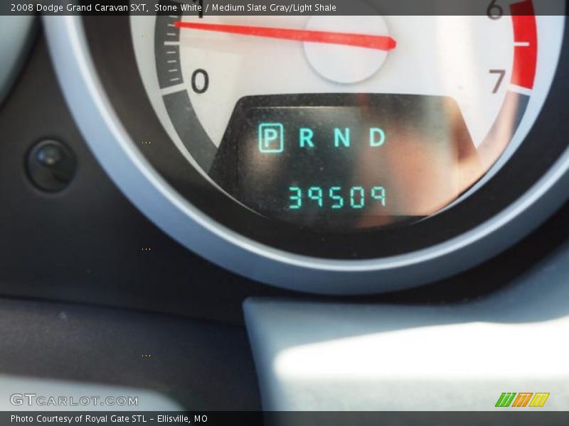Stone White / Medium Slate Gray/Light Shale 2008 Dodge Grand Caravan SXT