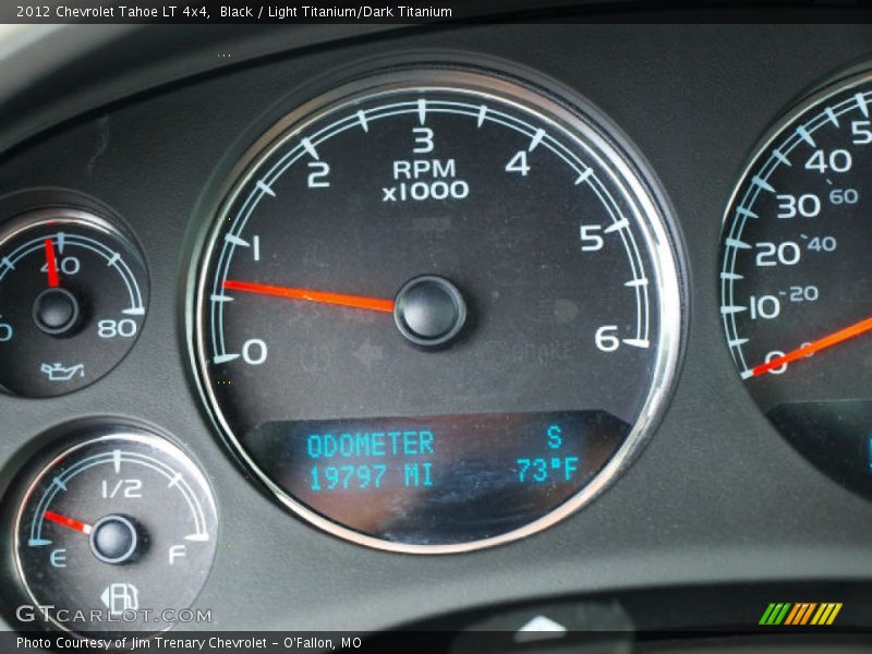Black / Light Titanium/Dark Titanium 2012 Chevrolet Tahoe LT 4x4