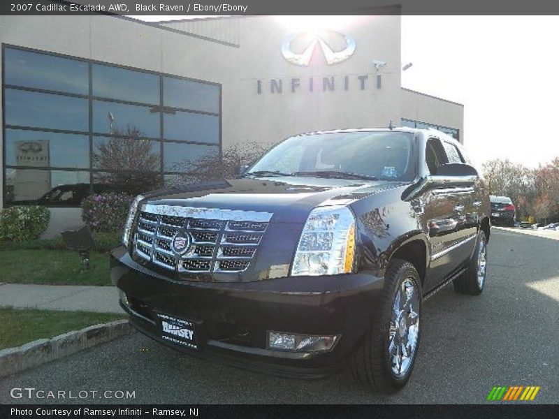 Black Raven / Ebony/Ebony 2007 Cadillac Escalade AWD