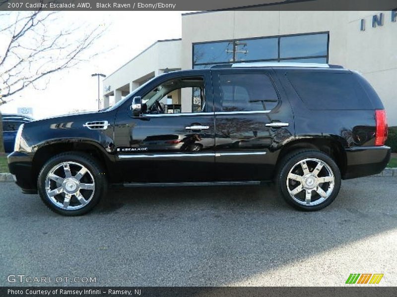 Black Raven / Ebony/Ebony 2007 Cadillac Escalade AWD